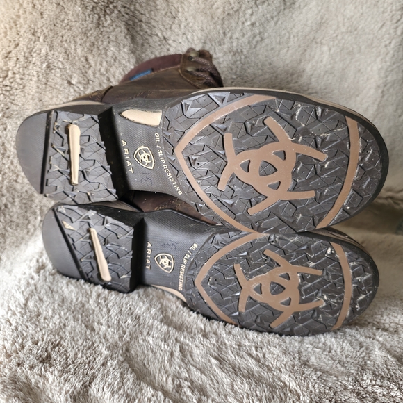 Ariat Brown Lace Up Boots for Women - Picture 8 of 8